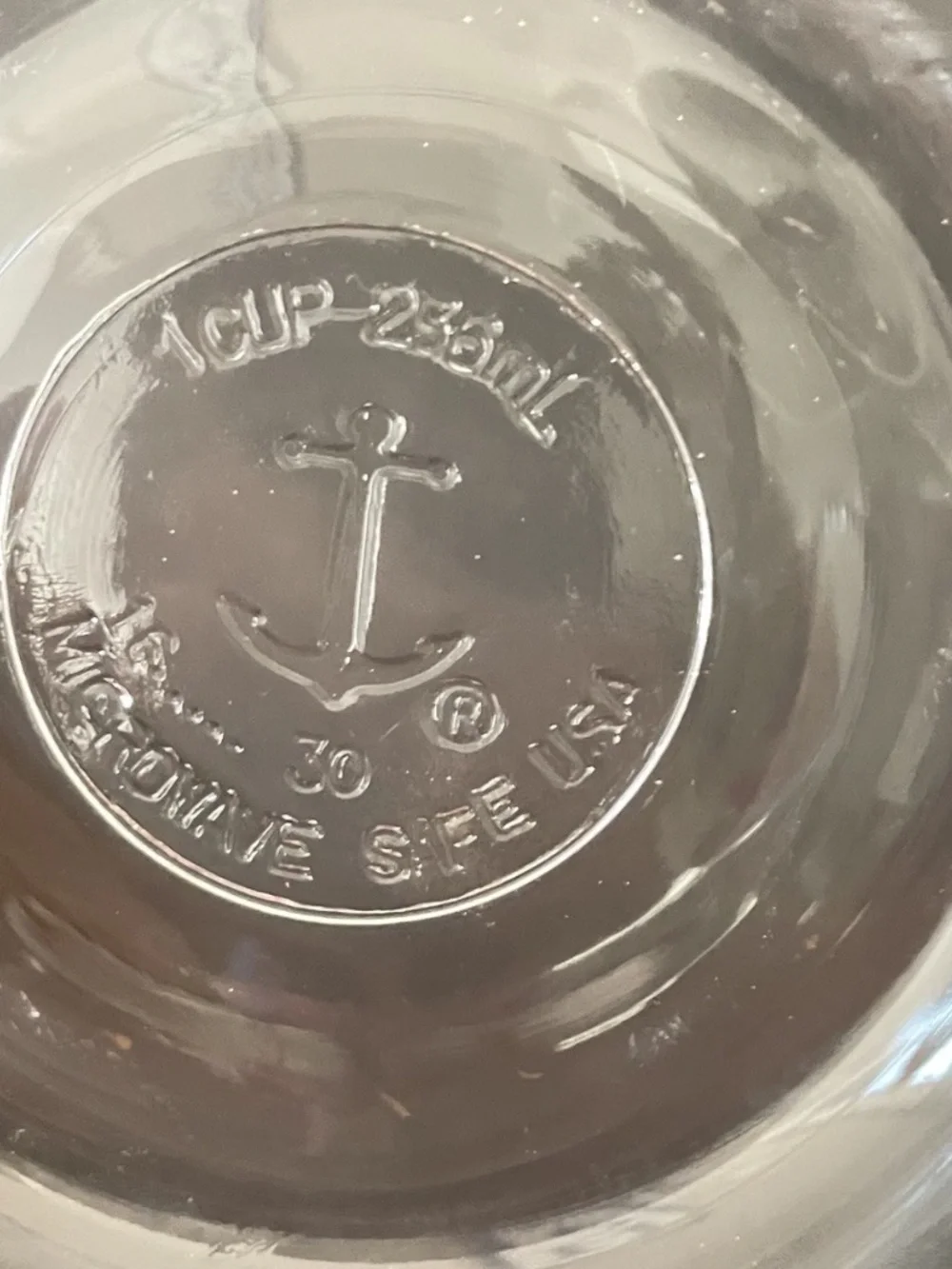 Set (4) Anchor Hocking Food Prep Glass Bowl Custard Cups 1 Cup Microwave Safe